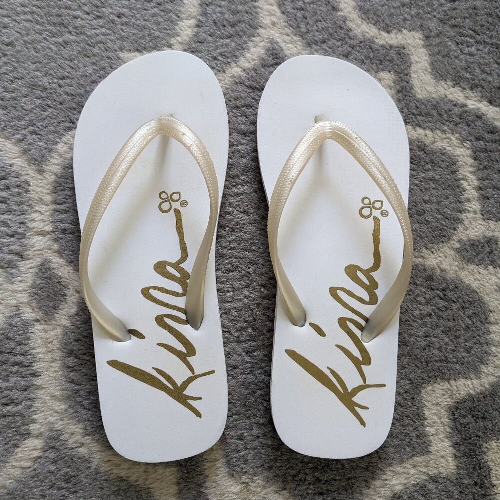 Kirra White Flip Flop